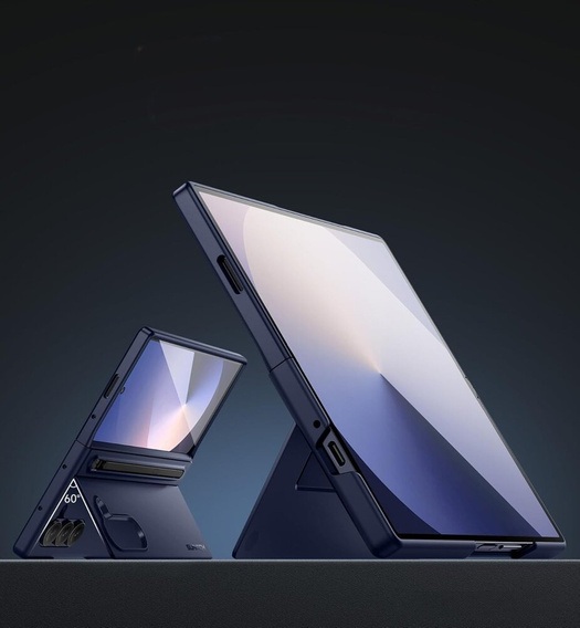 Case for Samsung Galaxy Z Fold 6, Suritch Full Body, dark blue