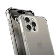 Case for iPhone 16 Pro, Erbord Dropproof, transparent + Glass