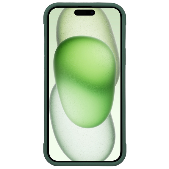 Case for iPhone 15 Plus, ERBORD Armor Mag, green
