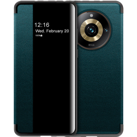 Flap case for Realme 11 Pro 5G / 11 Pro+ 5G, Side View, green