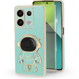 Case for Xiaomi Redmi Note 13 Pro 5G, Astronaut, green + 9H Tempered Glass