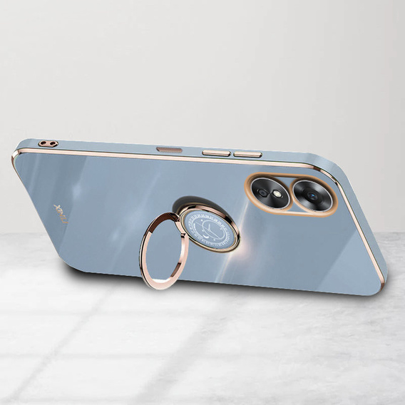 Case for Oppo A17, Electro Ring, blue