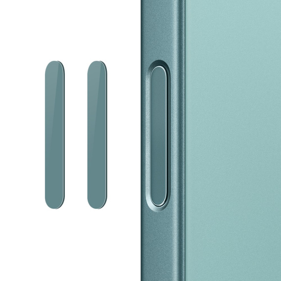 2x NORTHJO Camera Control Button Glass for iPhone 16 / 16 Plus / 16 Pro / 16 Pro Max, green