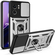Case for Xiaomi Redmi 12, CamShield Slide, silver