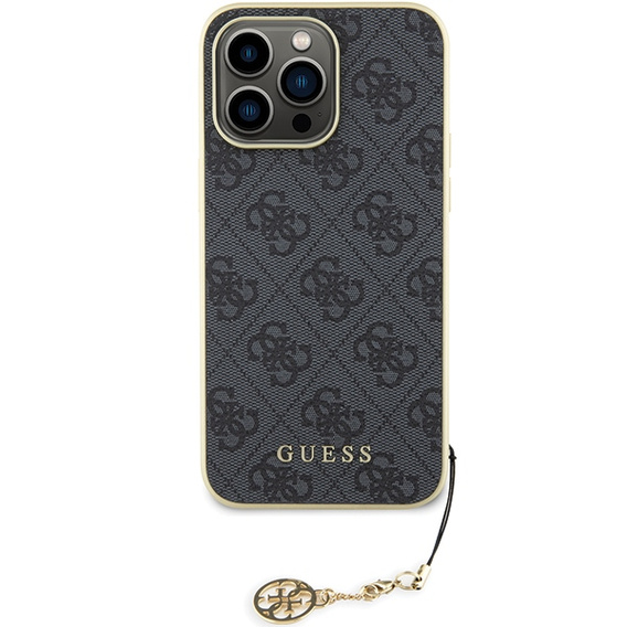 Guess 4G Charms case with charm for iPhone 15 Pro