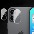 Tempered Camera Glass for iPhone 16 / 16 Plus, transparent