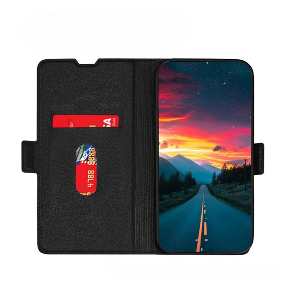 Flip case for Motorola Edge 30 Neo 5G, Wallet Thin Magnet, black