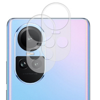 2x ERBORD tempered glass for camera to Oppo Reno 10 / 10 Pro, transparent
