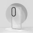 Case for Oppo A60, Fusion Hybrid, transparent