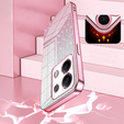 Case for Xiaomi Redmi Note 13 5G, Glitter Case CamShield, pink