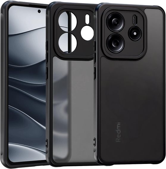 Case for Xiaomi Redmi Note 14 4G, Fusion Hybrid, transparent