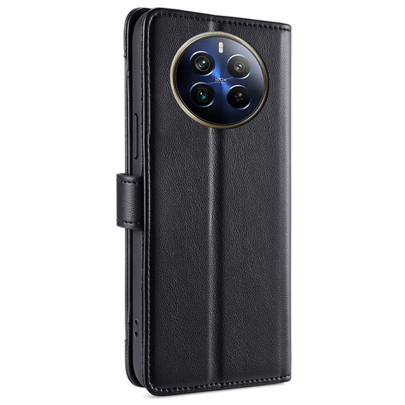 Flip case for Realme 12 Pro 5G / 12 Pro+ 5G, Wallet Zipper Pocket, black