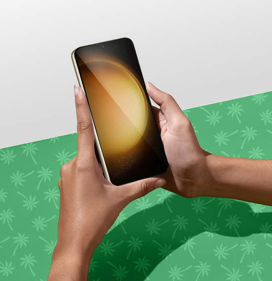 5D Full Glue Smart Palm tempered glass for Samsung Galaxy S23