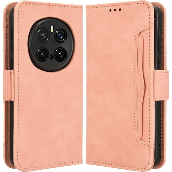 Flip case for Honor Magic 7 Pro, Card Slot, pink