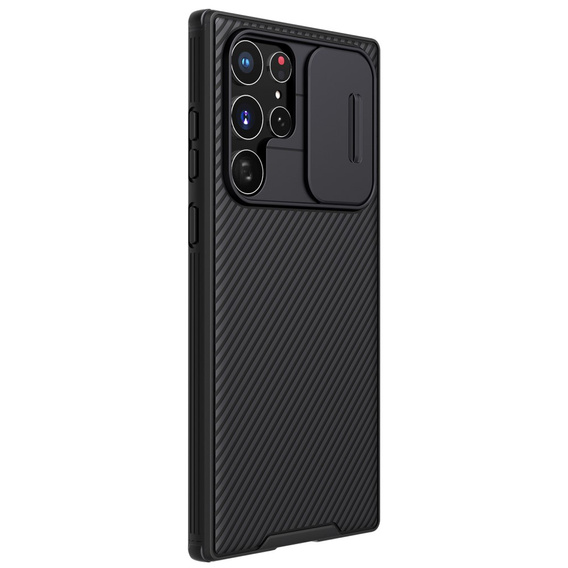 Case for Samsung Galaxy S22 Ultra, Armored Nillkin, CamShield Pro, black