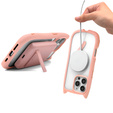 Case for iPhone 16 Pro Max, for MagSafe, Cute Cat, pink + Screen Glass