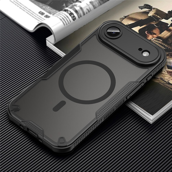 Armoured case for iPhone Air, for MagSafe, matt black