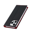 Flip case for iPhone 14 Pro, Litchi Skin Grain, black