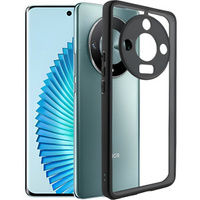 Case for Honor Magic 6 Lite 5G, Fusion Hybrid, with camera protection, transparent / black
