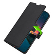 Flip case for Motorola Moto G22, Magnetic Clasp, black