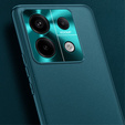 Leather case for Xiaomi Redmi Note 13 5G, leather hybrid, green