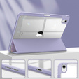Case for iPad 10.9" 2022 (10 gen.), Smartcase Hybrid, with stylus space, Marble purple