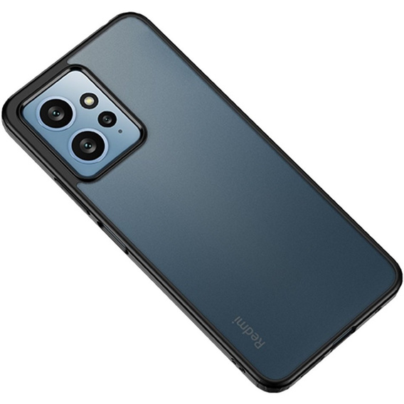 Case for Xiaomi Redmi Note 12 4G, Fusion Hybrid, transparent / black