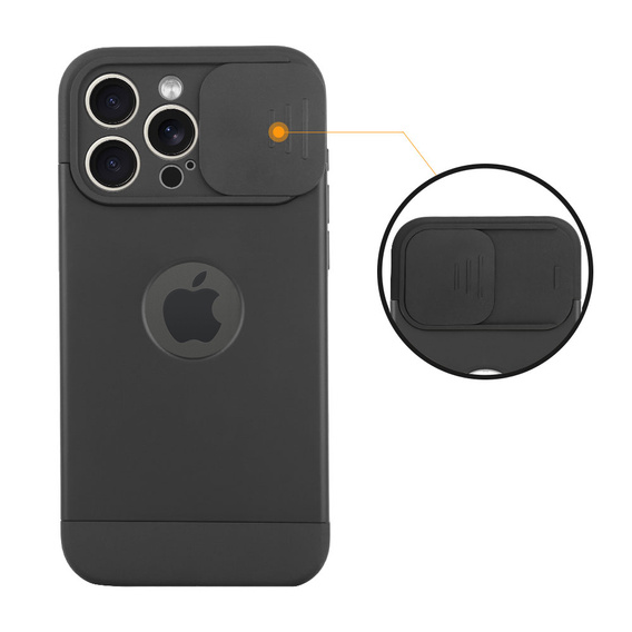 Case for iPhone 15 Pro Max, ERBORD MagArmor MagProtect Camera, black