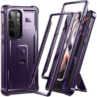 Armored case for Samsung Galaxy S23 Ultra, Dexnor Full Body (Two Frames), purple