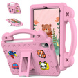 Children's case for iPad mini 8.3" 2021 (6 gen.) / iPad mini 8.3" 2024 (7 gen.), Cute Patterns, with stand, pink