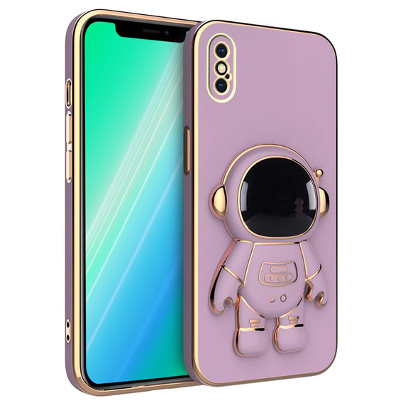 Case for iPhone X / XS, Astronaut, purple