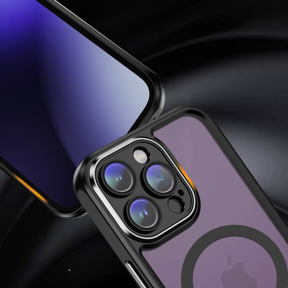 Case for iPhone 15 Pro, ERBORD Impact Guard, MagSafe, black