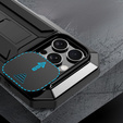 Case for iPhone 16 Pro, R-JUST CamShield Slide, armoured, black