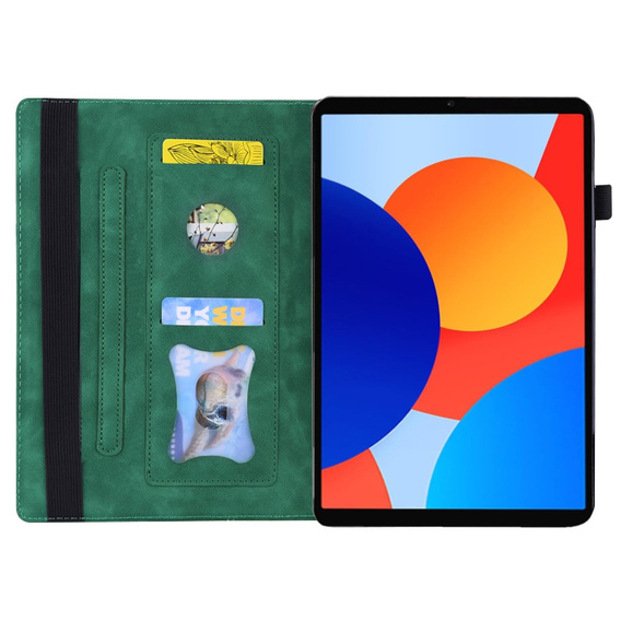 Case for Xiaomi Redmi Pad SE 8.7, Classic, with space for stylus, green