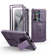 Armored case for Samsung Galaxy S25 Ultra, Dexnor Full Body (Two Frames), purple