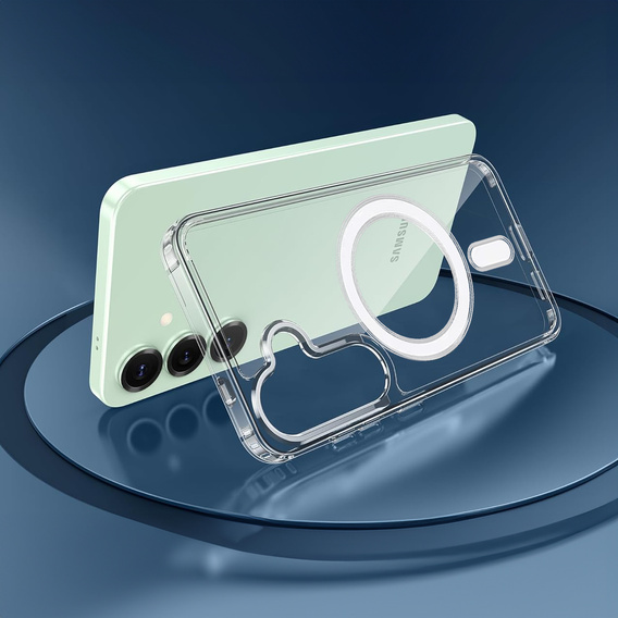 Case for Samsung Galaxy S25+ Plus, Fusion Hybrid, for MagSafe, transparent + Screen Glass