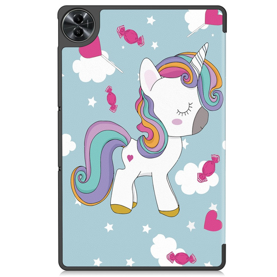 Case for Realme Pad 2, Smartcase, unicorn