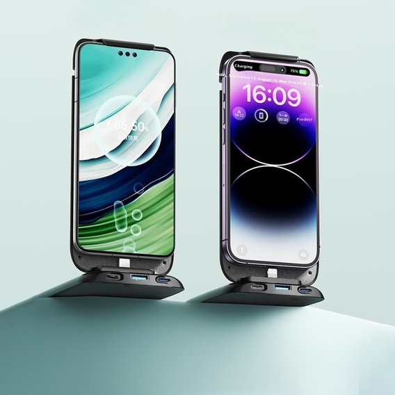 Universal Case with 10000mAh Type-C Battery - black