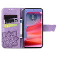 Flip case for Motorola Edge 50 Ultra, Butterfly, purple
