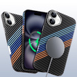 MagSafe's iPhone 16 Plus Case, Carbon Fiber, dark blue