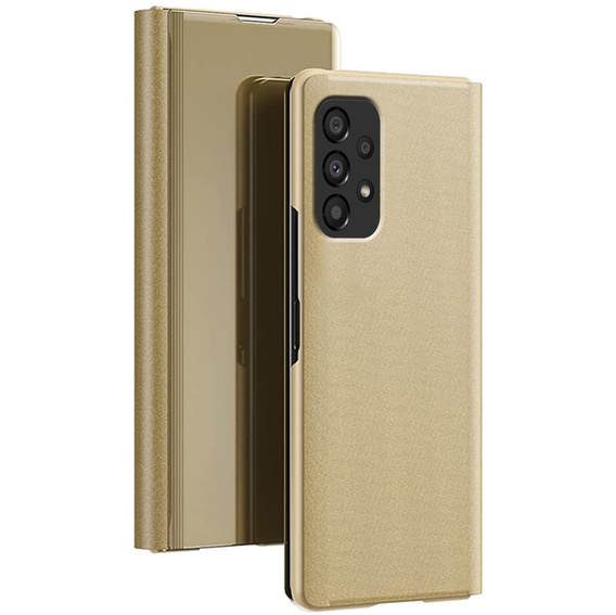 Case for Samsung Galaxy A53 5G, Clear View, gold