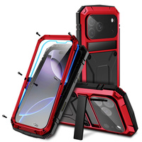 R-JUST case with stand and built-in glass for iPhone 17 Pro