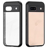 DuxDucis case for Google Pixel 8A, Aimo case, transparent / black