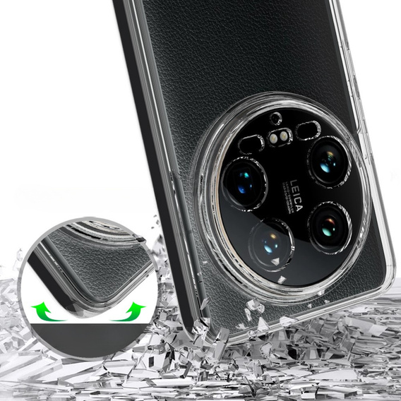 Case for Xiaomi 14 Ultra, Fusion Hybrid, transparent