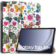 Case for Samsung Galaxy Tab A9+, Smartcase, Butterfly