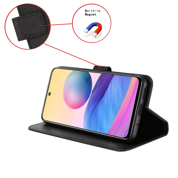 Flip case for Huawei Pura 70, Wallet Smart Magnet, black