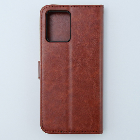 Flip case for Motorola Moto G54 5G, Crazy Horse Wallet, brown