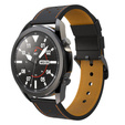 Leather strap for Samsung Galaxy Watch 46mm - Black