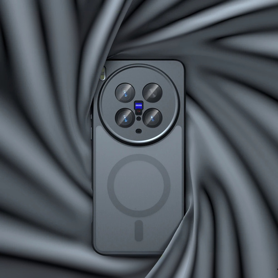 Case for Vivo X200 Pro 5G, for MagSafe, ERBORD Matt Case, black