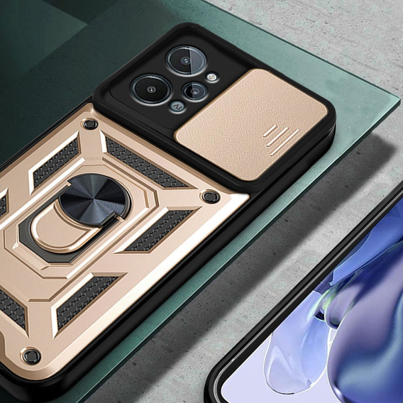 Case for Realme C31, CamShield Slide, gold